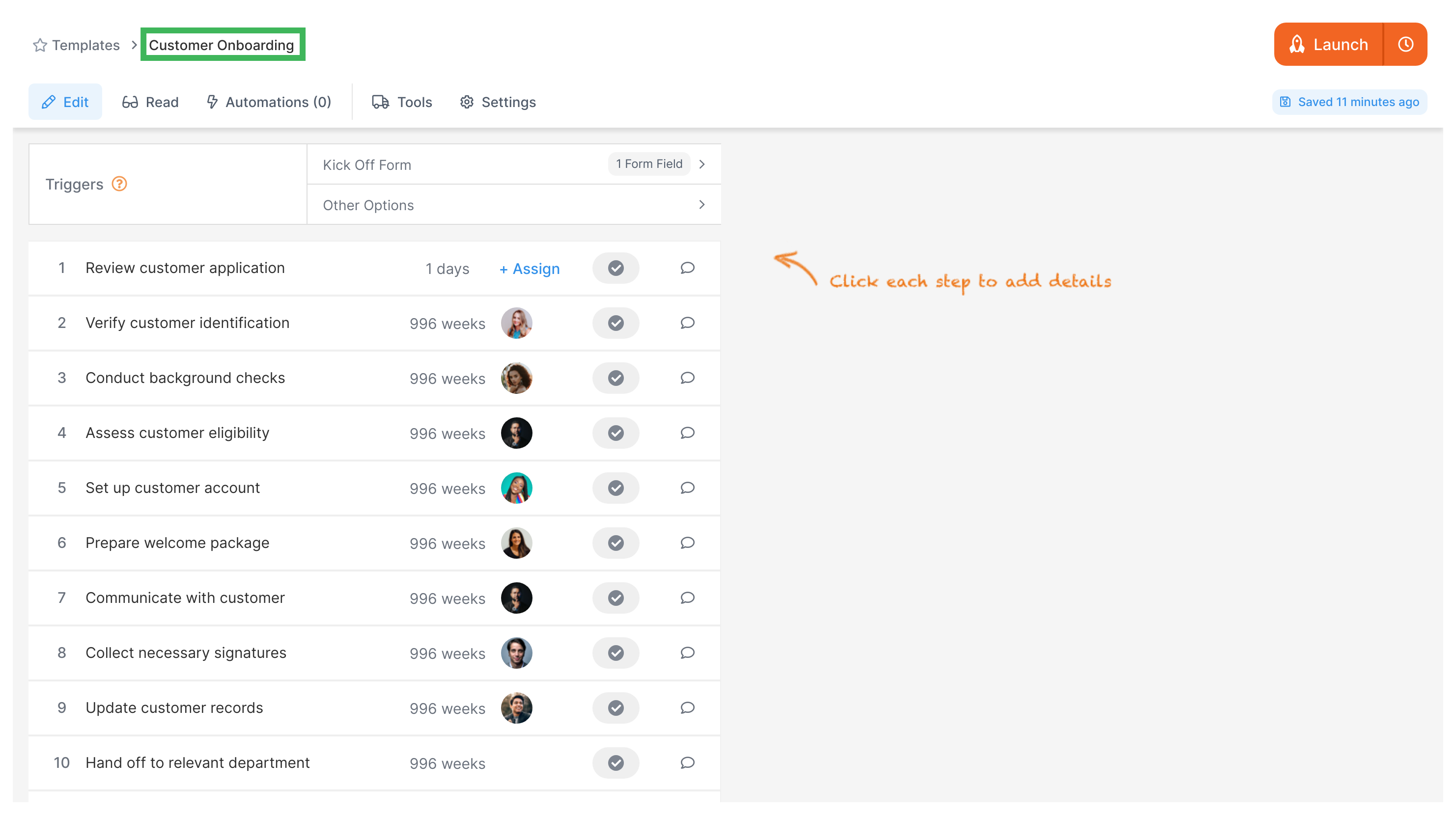 Customer Onboarding